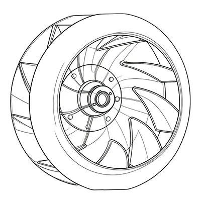 Fan blade and motor cooling fan balancing