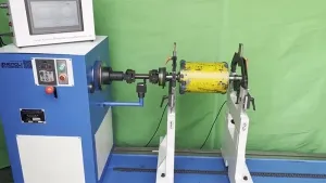 Горизонтальный балансировочный станок на жестких опорах YYW-500 (карданный привод) (Ø1400 мм, 8-500 кг)