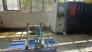 Горизонтальный балансировочный станок на жестких опорах YYQ-100 (ременной привод) (Ø900 мм, 3-100 кг)