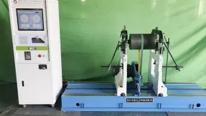 Горизонтальный балансировочный станок на жестких опорах YYQ-1000 (ременной привод) (Ø1600 мм, 30-1000 кг)