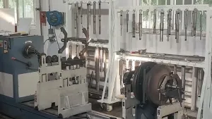 Горизонтальный балансировочный станок на жестких опорах YYWQ-500 (карданный+ременной привод) (Ø1200 мм, 10-500 кг)